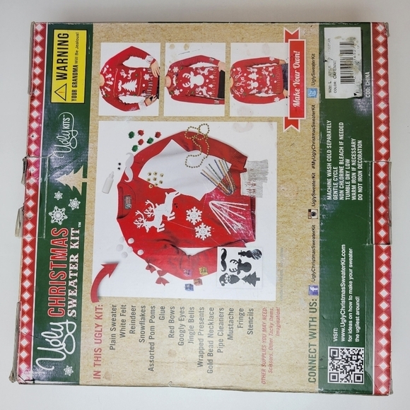 Ugly Christmas sweater kit diy - Picture 5 of 6